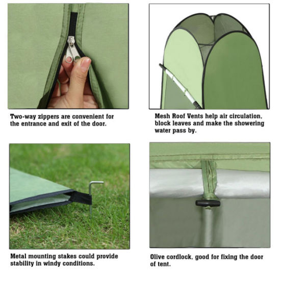 Factory Price Portable Pop Up Changing Room ,Outdoor Shower Toilet Fishing Dressing Bathing Tent